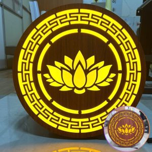 Hộp Đèn Hào Quang LED Siêu Bền - Thiết Kế Tinh Xảo, Độ Sáng Chuẩn Tâm Linh Mang Lại Sự Trang Nghiêm Cho Bàn Thờ HĐHQ002