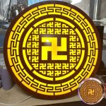 Mua Hộp Đèn Hào Quang Phật Giáo Chữ Vạn Đẹp, Giá Rẻ HĐHQ003 - Giao Hàng Toàn Quốc