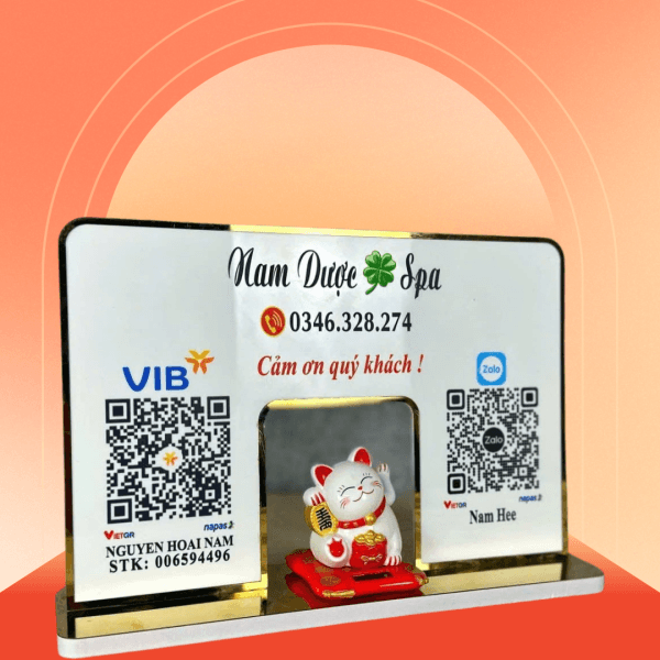 Bảng mã QR code mica