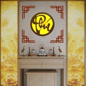Alternative view of Hộp Đèn Hào Quang Họa Tiết  Cao Cấp HĐHQ005 | Giá Tại Xưởng - Mua Ngay