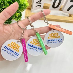 Móc Khóa Logo Tròn Quà Tặng In Theo Yêu Cầu Đẹp Bền GIÁ SIÊU HỜI Tại XƯỞNG - ACE Decor - MK008