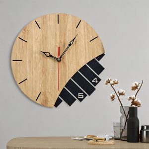 Đồng Hồ Gỗ Treo Tường mẫu kim trôi bán chạy-DH01