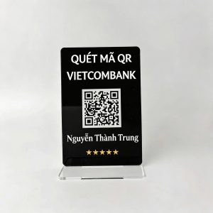 Alternative view of Bảng mã QR code chất liệu mica để bàn_QR004