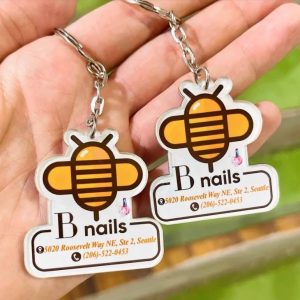 Alternative view of Móc Khóa Tiệm Nail In Theo Yêu Cầu - Mica Cao Cấp MK101 |Giá Xưởng ACE Decor
