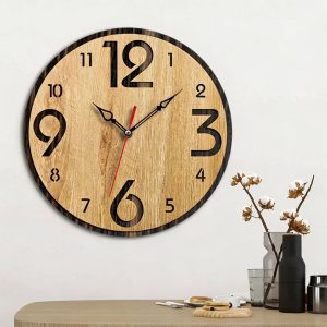 Mẫu Đồng Hồ Gỗ Treo Tường Phòng Khách Đẹp Giá Rẻ Tại Xưởng Decor ACE- DH02