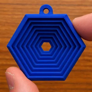 Alternative view of Móc Khóa Đồ Chơi Lục Giác Giảm Stress In 3D - Nhựa PLA An Toàn - Phụ Kiện Độc Lạ Trend 2026