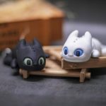 Móc Khóa Toothless & Light Fury cực đáng yêu đeo balo, túi sách chất liệu in 3D| ACE DECOR