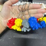 Móc Khóa Khủng Long in 3D Cute - Nhựa PLA An Toàn Siêu Dễ Thương - GIÁ TẬN XƯỞNG - Ship Toàn Quốc |ACE DECOR
