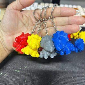 Móc Khóa Khủng Long in 3D Cute - Nhựa PLA An Toàn Siêu Dễ Thương - GIÁ TẬN XƯỞNG - Ship Toàn Quốc |ACE DECOR