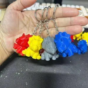 Móc Khóa Khủng Long in 3D Cute - Nhựa PLA An Toàn Siêu Dễ Thương - GIÁ TẬN XƯỞNG - Ship Toàn Quốc |ACE DECOR