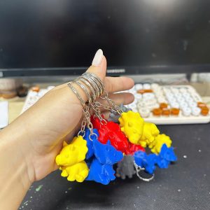 Móc khóa động vật 3D chất liệu PLA an toàn