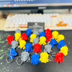 Alternative view of Móc Khóa Khủng Long in 3D Cute - Nhựa PLA An Toàn Siêu Dễ Thương - GIÁ TẬN XƯỞNG - Ship Toàn Quốc |ACE DECOR