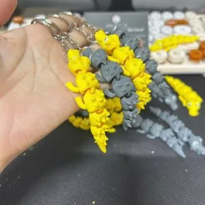 Móc Khóa Đồ Chơi Cá Sấu - In 3D - Chất Liệu PLA An Toàn Lành Tính - Ship Toàn Quốc |ACE DECOR