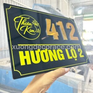 Alternative view of Bảng Số Nhà Acrylic Chịu Nhiệt Chống Biển Muối Tại Vũng Tàu