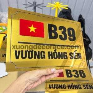 Alternative view of Bảng Số Nhà Alumium Nhôm Composite Tại Đắk Lắk