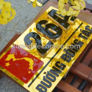 Alternative view of Bảng Số Nhà Hiện Đại Mica Alu Số Nổi Tại An Giang - Chống Mọi Thời Tiết Tuổi Thọ Trên 10 Năm – Nâng Tầm Thẩm Mỹ Mặt Tiền Ngôi Nhà