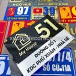 Bảng Số Nhà Theo Kích Thước Phong Thủy Giá Rẻ Tại Tp.hcm