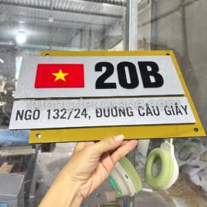 Bảng Số Nhà Thiết Kế Theo Yêu Cầu Tại Thái Bình