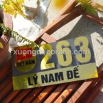 Biển Số Nhà Alu Xám Họa Tiết Lá Cờ Việt Nam Nổi 3D Kích Thước 20X30– Giải Pháp Trang Trí Mặt Tiền Đẳng Cấp Tại Gia Lai - Miễn Phí Thiết Kế Giá Tận Xưởng