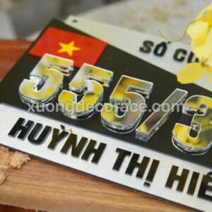 Alternative view of Biển Số Nhà Chuẩn Phong Cách Hiện Đại – Mica Nổi 3D Bền Đẹp Ngoài Trời - Thiết Kế Theo Yêu Cầu Giá Tận Xưởng Tại Huế