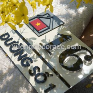 Biển Số Nhà Mica Alu Số Nổi Cao Cấp Chống Rỉ Sét Bất Chấp Mọi Thời Tiết Tại Kiên Giang | Thiết Kế Theo Yêu Cầu – Giá Xưởng Tận Gốc.