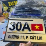 Mẫu Bảng Số Nhà Hiện Đại Chất Liệu Ngoài Trời Chống Mọi Thời Tiết Chống Rỉ Sét Thiết Kế Theo Yêu Cầu Tại Quảng Nam