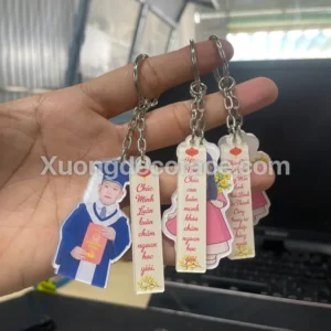 Móc Khoá Mica Món Quà Tặng Cho Bạn Học Và Thầy Cô Giáo Đầy Ý Nghĩa. Có Ghép Hình Vào Móc Chi Bi Siêu Dể Thương.