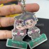 Móc Khoá Quà Tặng Mica Trong 2 Mặt Theo Yêu Cầu. Kích Thước 4X5.5 Cm, Giao Hàng Tận Nơi