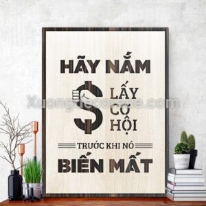Alternative view of Tranh Gỗ Động Lực, Nhiều Mẫu Nhiều Size Giá Rẻ