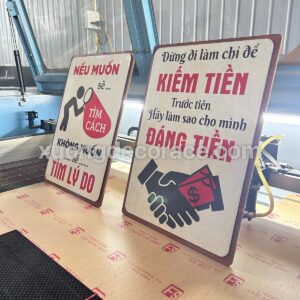 Alternative view of Tranh Gỗ Động Lực Tạo Cảm Hứng Kích Thước 30X40 – In Uv & Khắc Laser Theo Yêu Cầu - Sản Xuất Tận Xưởng Ace Decor