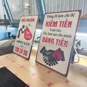 Alternative view of Tranh Gỗ Động Lực Tạo Cảm Hứng Kích Thước 30X40 – In Uv & Khắc Laser Theo Yêu Cầu - Sản Xuất Tận Xưởng Ace Decor
