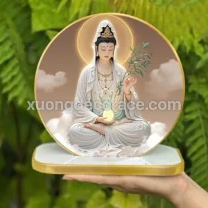 Tranh Tráng Gương Phật Giáo Để Bàn - Nét Đẹp Tâm Linh Cho Mọi Nhà - Chất Liệu Mica Cao Cấp In Uv Sắc Nét