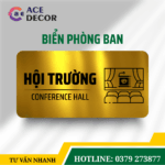Bảng Chỉ Dẫn Lối Vào Hội Trường - Biển Phòng Ban Alu Mica Cao Cấp Cho Trung Tâm Sự Kiện