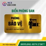 Bảng Mica Alu Phòng Bảo Vệ - Biển Chỉ Dẫn Chịu Lực, Chống Nước Cho Tòa Nhà, Nhà Máy