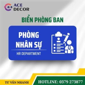 Alternative view of Bảng Phòng Nhân Sự Mica Alu Đẹp - Giải Pháp Biển Phòng Ban Văn Phòng Chuyên Nghiệp