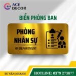 Bảng Phòng Nhân Sự Mica Alu Đẹp - Giải Pháp Biển Phòng Ban Văn Phòng Chuyên Nghiệp