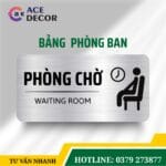 Bảng Tên Phòng Chờ Đẹp Cho Bệnh Viện, Khách Sạn - Biển Alu Mica Thiết Kế Theo Kích Thước