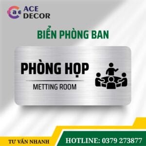 Alternative view of Bảng Tên Phòng Họp Thiết Kế Chuyên Nghiệp - Biển Phòng Ban Hiện Đại, Gia Công Nhanh