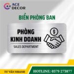 Bảng Tên Phòng Kinh Doanh Sang Trọng - Biển Phòng Ban Alu Mica Cao Cấp Cho Công Ty