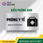 Bảng Tên Phòng Y Tế In Uv Sắc Nét - Biển Chỉ Dẫn Alu Mica Đẹp Cho Trường Học, Văn Phòng