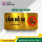 Biển Báo Cấm Đỗ Xe Tiêu Chuẩn - Bảng Cấm Alu Mica In Uv Nổi Bật, Gia Công Theo Yêu Cầu