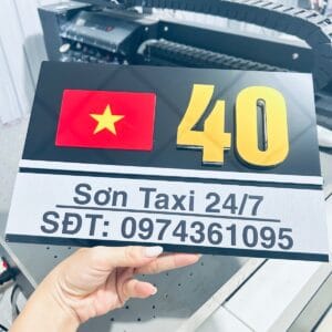Biển Số Nhà Alu Đen Bóng – Thiết Kế Số Nổi 10mm, Địa Chỉ In Uv Cao Cấp, Độ Bền Vĩnh Cửu | ACE Decor