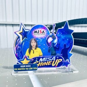 Alternative view of Cúp Mica Lắp Ráp 3 Chi Tiết Theo Yêu Cầu - Món Quà Vinh Danh Đẳng Cấp,Ấn Tượng Cho Sự Kiện
