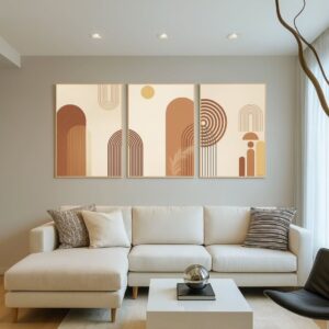Alternative view of Bật Mí Cách Chọn Bộ Tranh Treo Sau Sofa Phòng Khách Sang Trọng & Tinh Tế