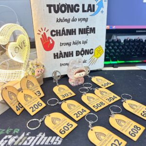 Alternative view of Mẫu Móc Khóa Gỗ Khách Sạn Sang Trọng, Bền Đẹp, Giá Tận Xưởng
