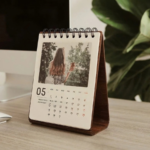Lịch Gỗ Chữ A In Khắc Logo Theo Yêu Cầu - Giá Tận Xưởng