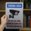 Biển Báo Camera Giám Sát 24h Cao Cấp - Thiết Kế Theo Yêu Cầu | ACE Decor