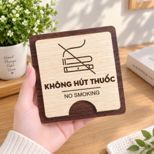 Alternative view of Combo 6 Bảng Gỗ Mini Nhắc Nhở Tinh Tế & Sang Trọng Dành Cho Tiệm Trà Sữa/ Cà Phê
