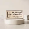 Biển Nhớ Đóng Cửa Gỗ 2 Lớp Decor Sang Trọng Cho Homestay, Spa, Quán Cafe