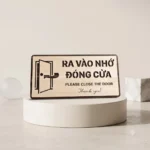 Biển Nhớ Đóng Cửa Gỗ 2 Lớp Decor Sang Trọng Cho Homestay, Spa, Quán Cafe